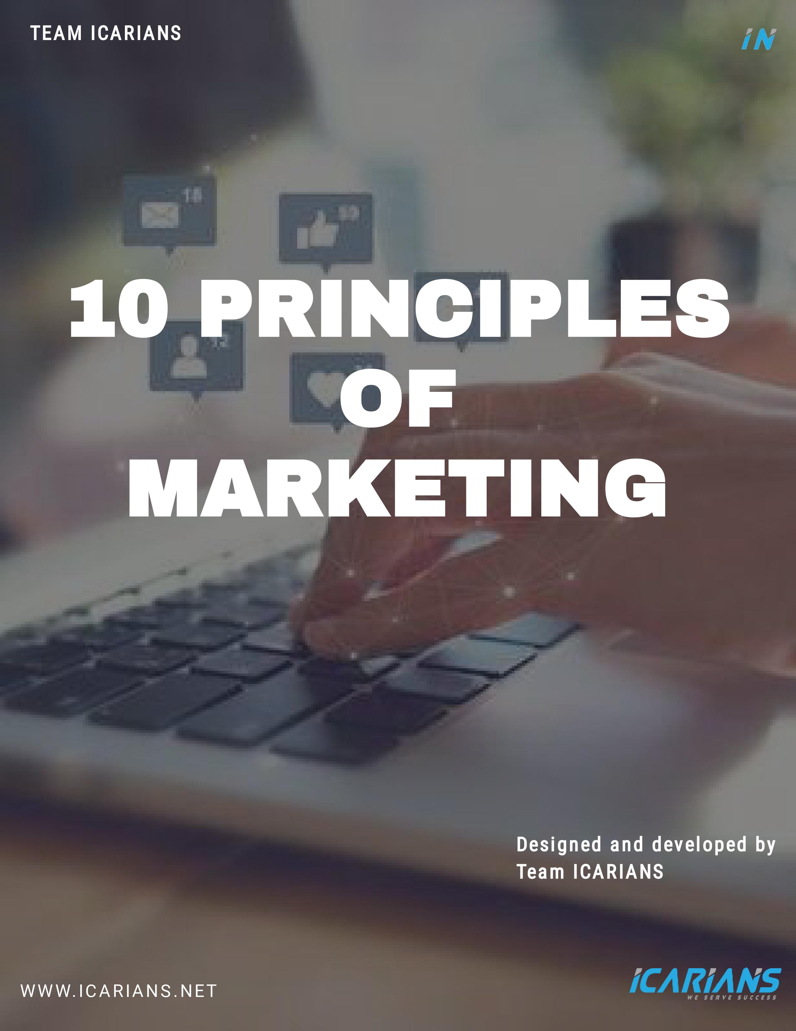 10 Principles of Marketing