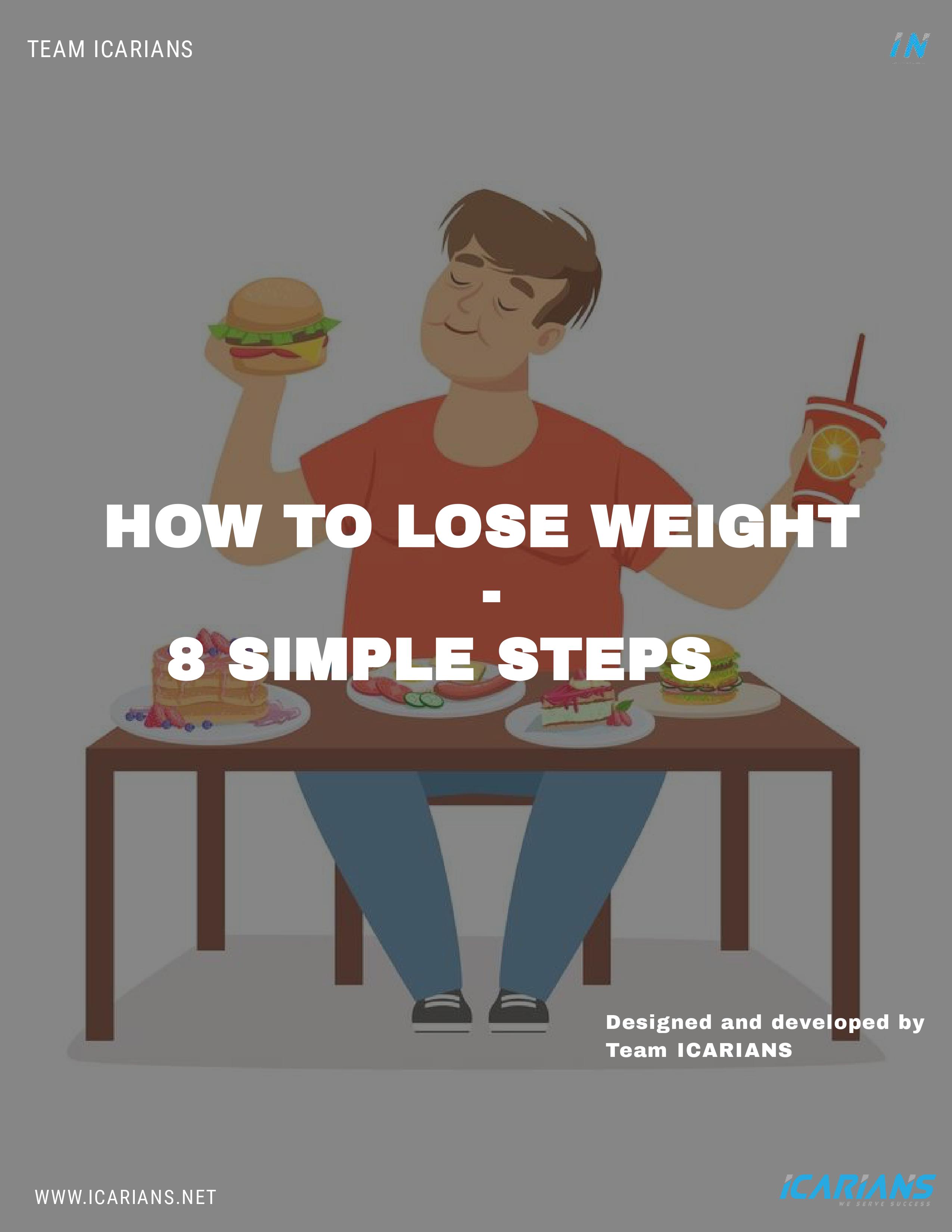 How to lose weight – 8 simple steps