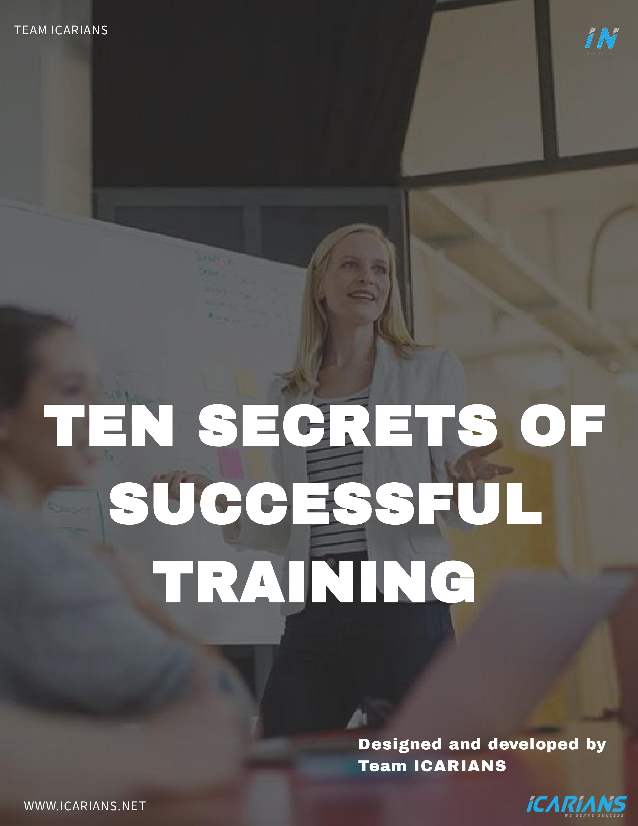Ten Secrets of Successful Training
